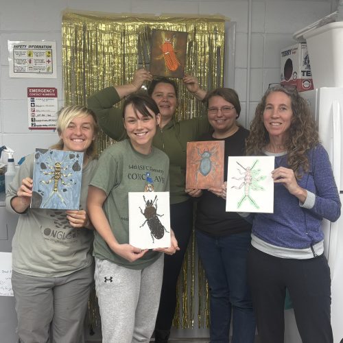 Lab painting party